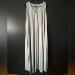 Mango Pleated Maxi Dress